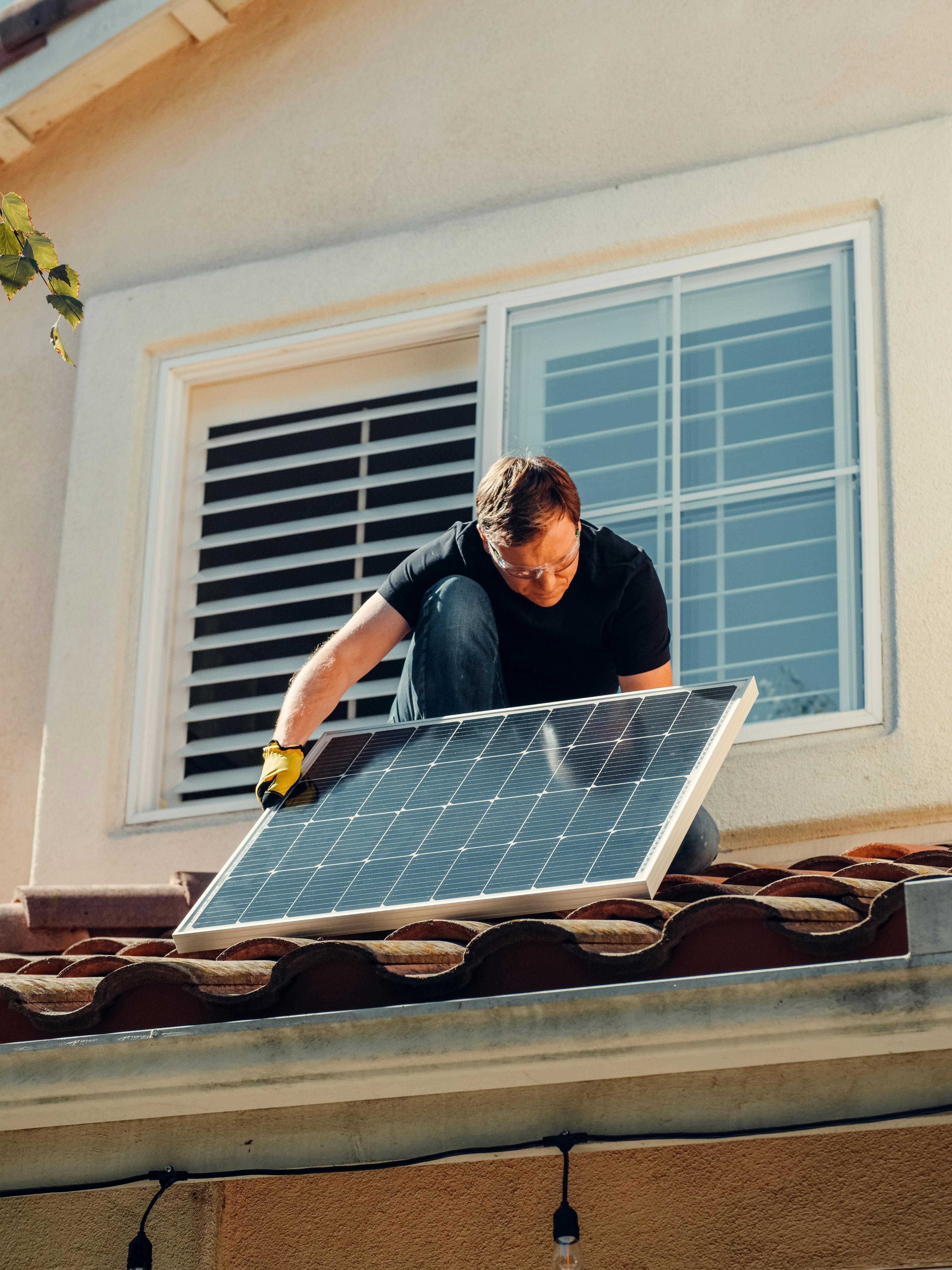Installing solar panels