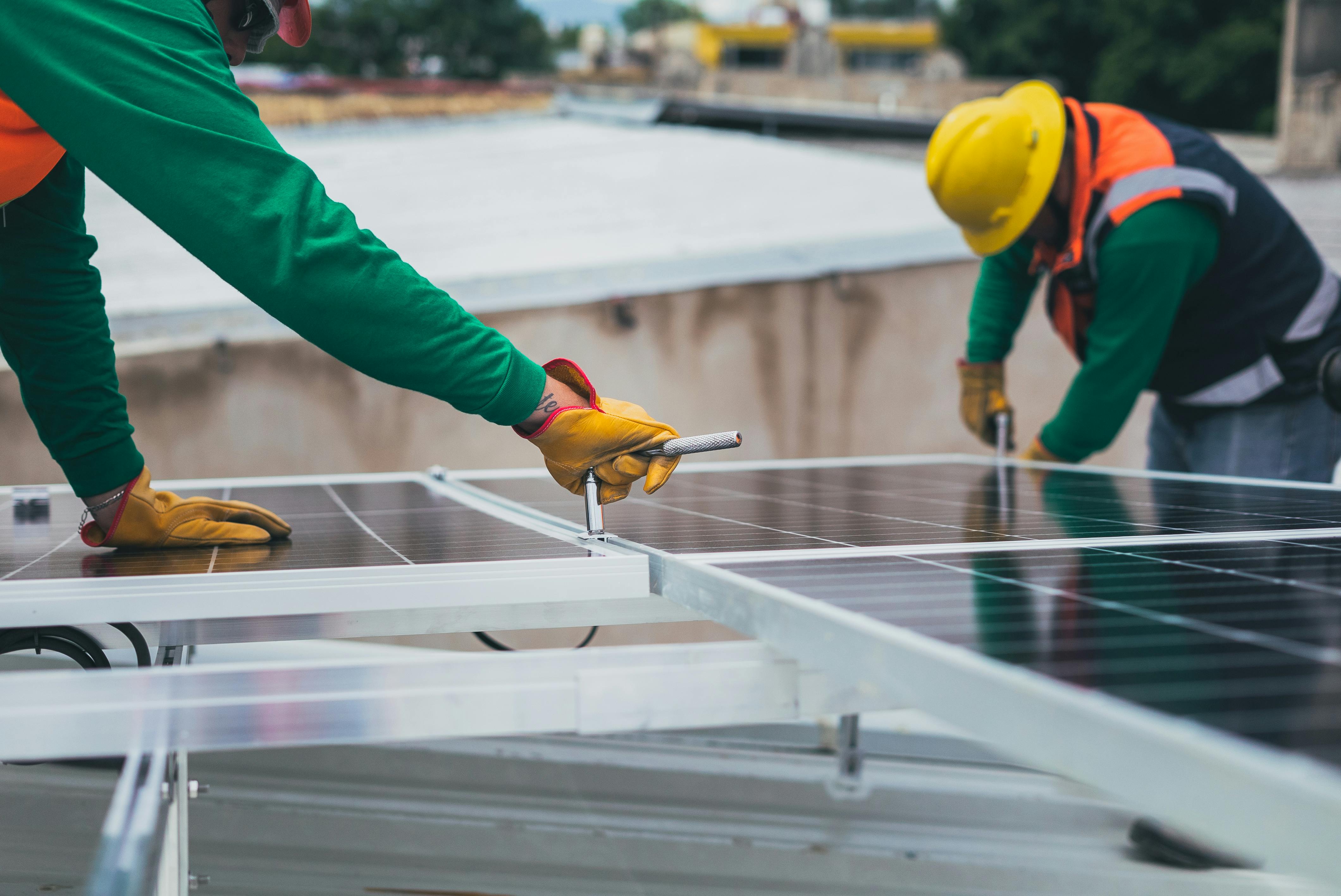 Installing solar panels