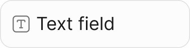 Text field component