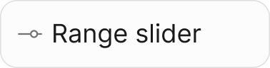 Range slider component