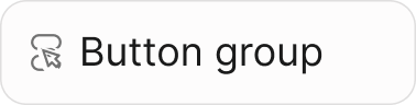 Button group component