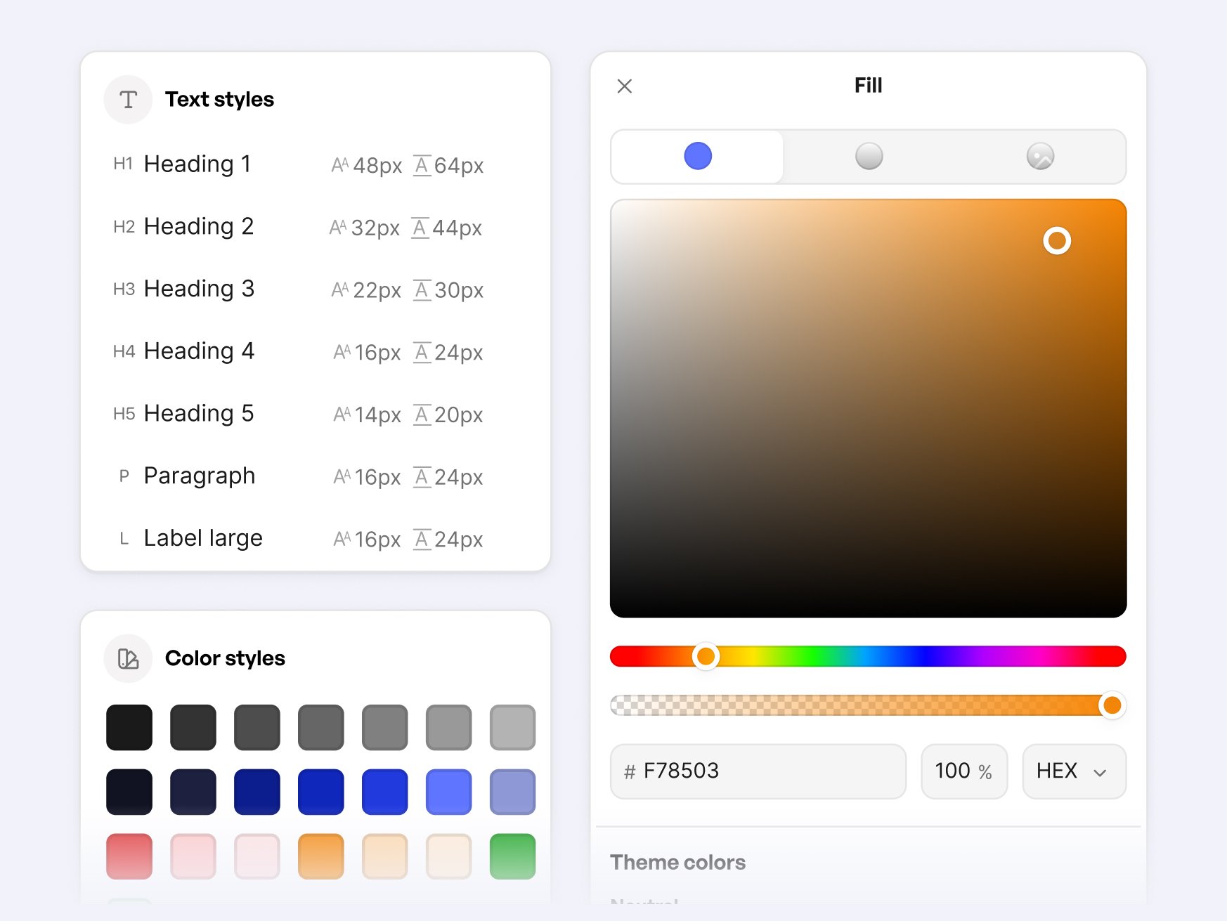 Visual builder