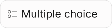 Multiple choice component