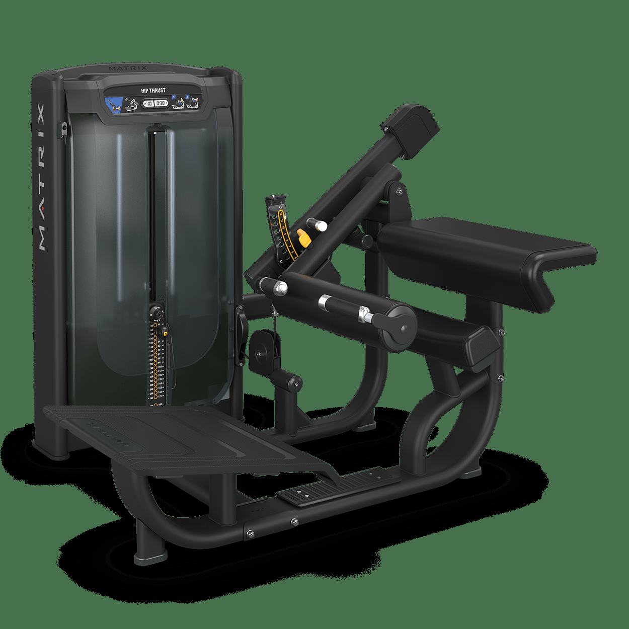Glute drive machine – weight stack loaded